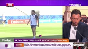 Le XV de France prépare son prochain match contre l'Uruguay