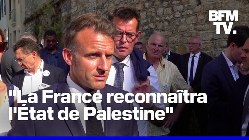 Les réactions divisées après l'annonce d'Emmanuel Macron sur la reconnaissance de la Palestine
