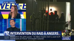 Intervention du RAID à Angers