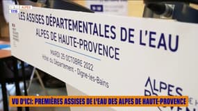 VU DICI : Premières assises de l'eau des Alpes-de-Haute-Provence