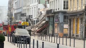 Deux immeubles se sont effondrés rue Pierre-Mauroy à Lille.
