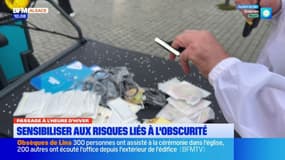 Passage à l'heure d'hiver: une action pour sensibiliser les Strasbourgeois aux risques liés à l'obscurité 