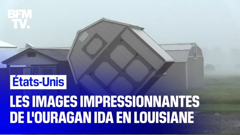 Les images impressionnantes du passage de l'ouragan Ida en Louisiane