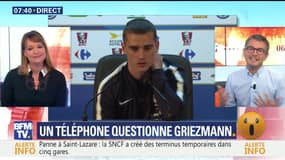 Un téléphone questionne Griezmann