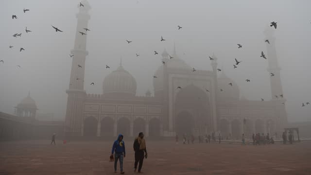 Pollution de l'air en Inde (photo d'illustration)