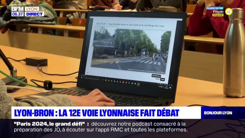 Lyon: la piste cyclable vers Bron fait débat et inquiète