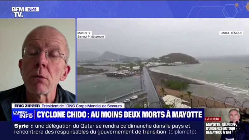 Éric Zipper (président de l'ONG Corps Mondial de Secours), sur le cyclone à Mayotte: 