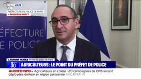 Laurent Nuñez (préfet de police de Paris) sur l'interpellation de 91 personnes à Rungis: "Il y a eu une tentative d'intrusion (...) des dégradations ont été commises"