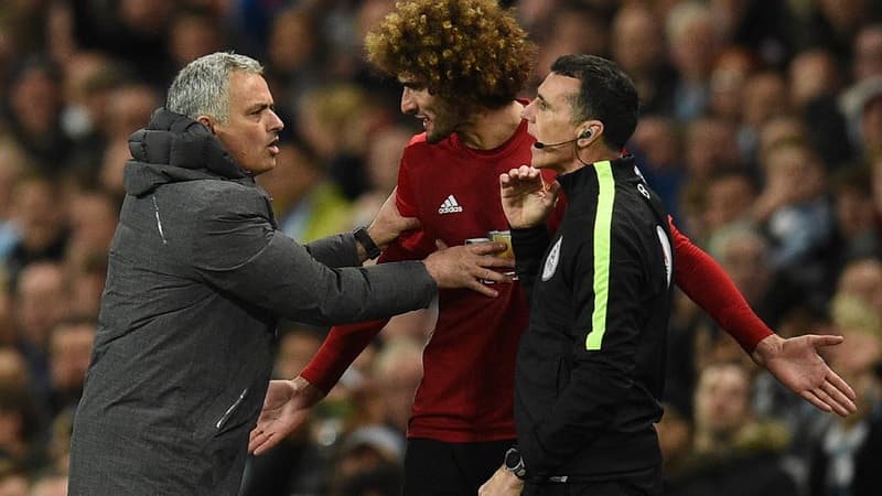 José Mourinho et Marouane Fellaini