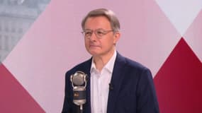 Dominique Schelcher, PDG de Coopérative U, le 3 juillet 2025 sur BFMTV-RMC. 