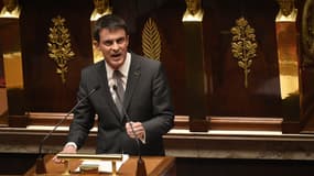 Manuel Valls à l'Assemblée nationale.
