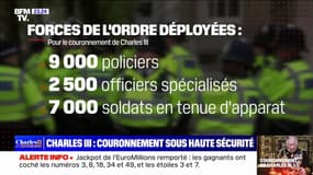  Couronnement de Charles III: près de 12 000 membres des forces de l'ordre seront déployés à Londres, plus 7000 soldats en tenue d'apparat