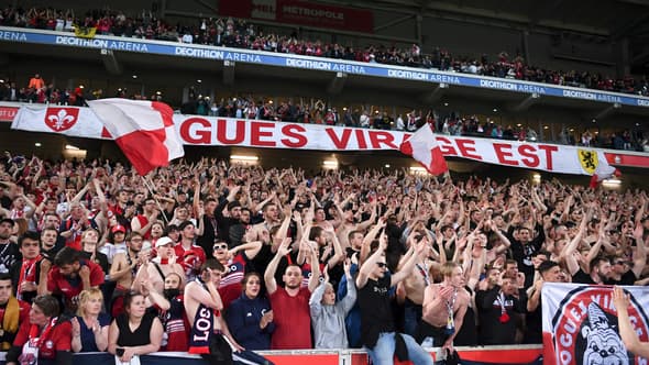 Les supporters de Lille.