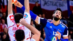 Nikola Karabatic face à la Pologne lors de l'Euro 2014