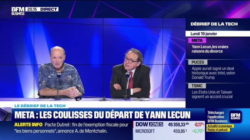 Meta : les coulisses du départ de Yann Le Cun - 19/01