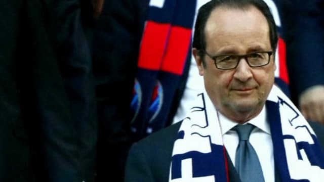 François Hollande, premier supporter de l'équipe de France.