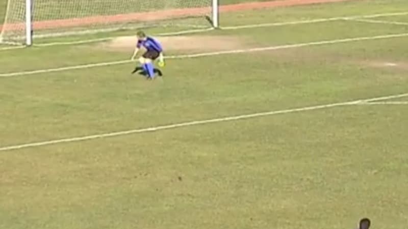 Le gardien de Dro Calcio en mauvaise posture