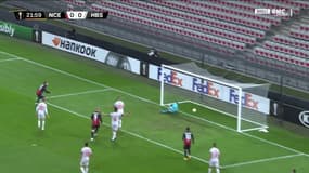 Le but de Gouiri pour Nice contre Beer Sheva, le 29 octobre 2020