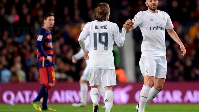 Luka Modric et Karim Benzema