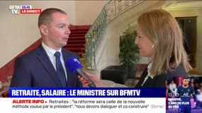 "C'est dans la concertation qu'on peut y arriver": Olivier Dussopt veut travailler étroitement avec les syndicats