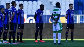 Les joueurs de l'Atalanta et Sassuolo