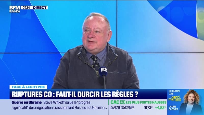 Emmanuel Lechypre face à Jean-Marc Daniel : Ruptures co, faut-il durcir les règles ? - 18/02