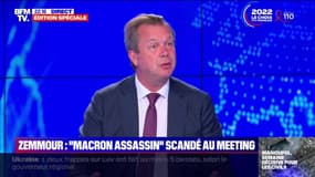 Jérôme Rivière: "Quand Éric Zemmour a compris quels étaient les propos, il les a condamnés"