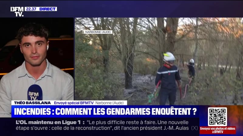Incendie dans l'Aude: trois drones en appui des pompiers pour surveiller les fumerolles pour éviter une reprise de feu thumbnail