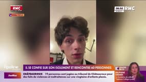 Il se confie sur son isolement et rencontre 60 personnes