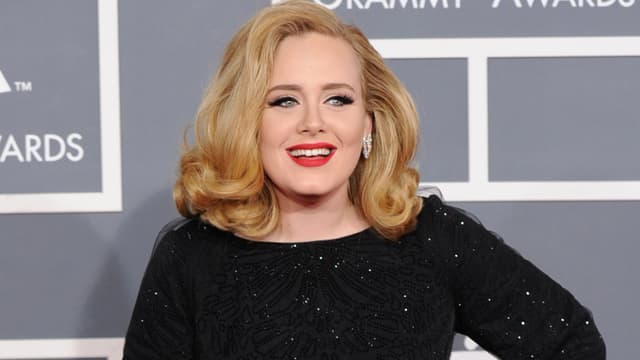 La chanteuse Adele lors des Grammy Awards à Los Angeles en 2012
