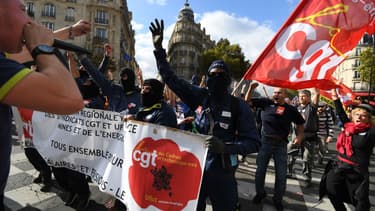 Une mobilisation réduite de moitié par rapport aux deux premières manifestations.