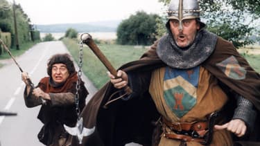 Christian Clavier et Jean Reno dans "Les Visiteurs"