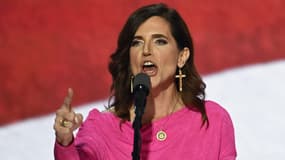 Nancy Mace, élue républicaine de Caroline du Sud, lors de la Convention nationale républicaine de 2024 à Milwaukee, le 17 juillet 2024.