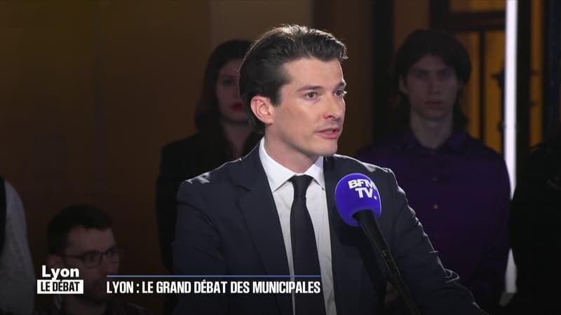"La ville de Lyon n'est pas un trophée de plus à mettre sur une étagère": le tacle du candidat RN Alexandre Dupalais à Jean-Michel Aulas