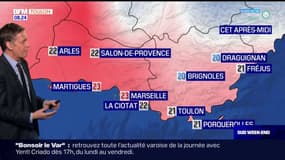 Météo Var: un soleil peu voilé ce dimanche et des températures encore douces, 21°C à Toulon
