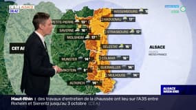 Météo Alsace: les températures remontent cet après-midi, jusqu'à 17°C attendus à Strasbourg