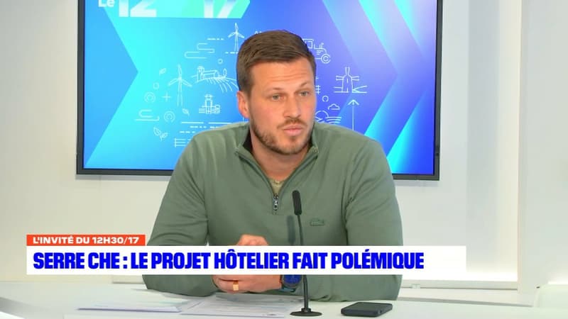 Le maire de La-Salle-Les-Alpes Emeric Salle