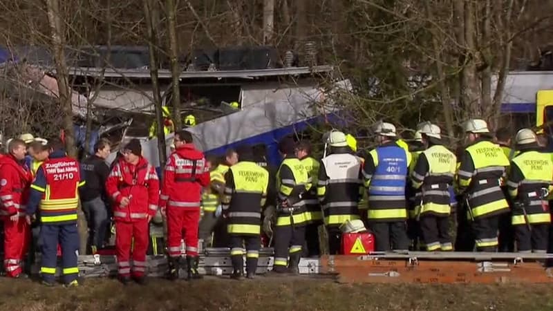 L'accident de trains survenu la semaine dernière dans le sud de l'Allemagne, ayant coûté la vie à onze personnes, a été causé par "une erreur humaine" - Mardi 16 Février 2016