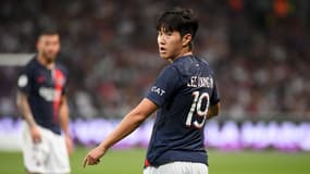 Lee KANG-IN le 19/08/2023 lors de Toulouse FC v Paris Saint-Germain