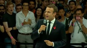 Emmanuel Macron jeudi soir à Paris pour l'inauguration de la Station F.