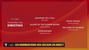 La Française Justine Triet nommée pour l'Oscar de la meilleure réalisatrice pour "Anatomie d'une chute"