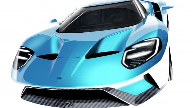 Le design de la Ford GT est à la hauteur de son moteur : musclé.