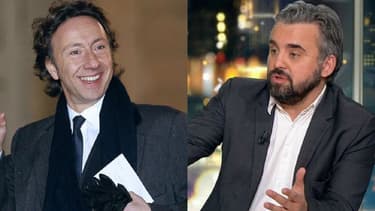 Stéphane Bern (à gauche), Alexis Corbière (à droite)