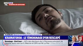 "Tous les gens autour de moi ont été tués, et moi j'ai survécu": Ce rescapé de l'attaque de la gare de Kramatorsk témoigne