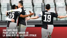 Une date fixée pour la fin de saison de la Serie A et de la Coupe d'Italie