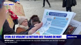 Une mobilisation à Lyon pour demander le retour des trains de nuit