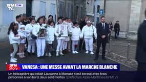 Une messe avant une marche blanche en hommage à Vanesa, jeune fille décédée à l'âge de 14 ans