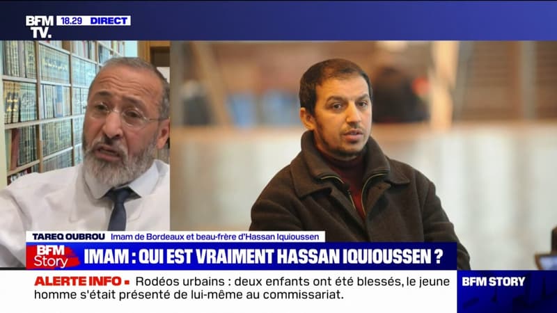 Tareq Oubrou, imam de Bordeaux et beau-frère d'Hassan Iquioussen, dénonce un 