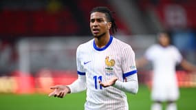 Le Français Michael Olise pendant le match contre Israël en Ligue des nations, le 10 octobre 2024