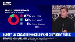 Sondage BFMTV -  87% des Français estiment que l'argent public est mal utilisé